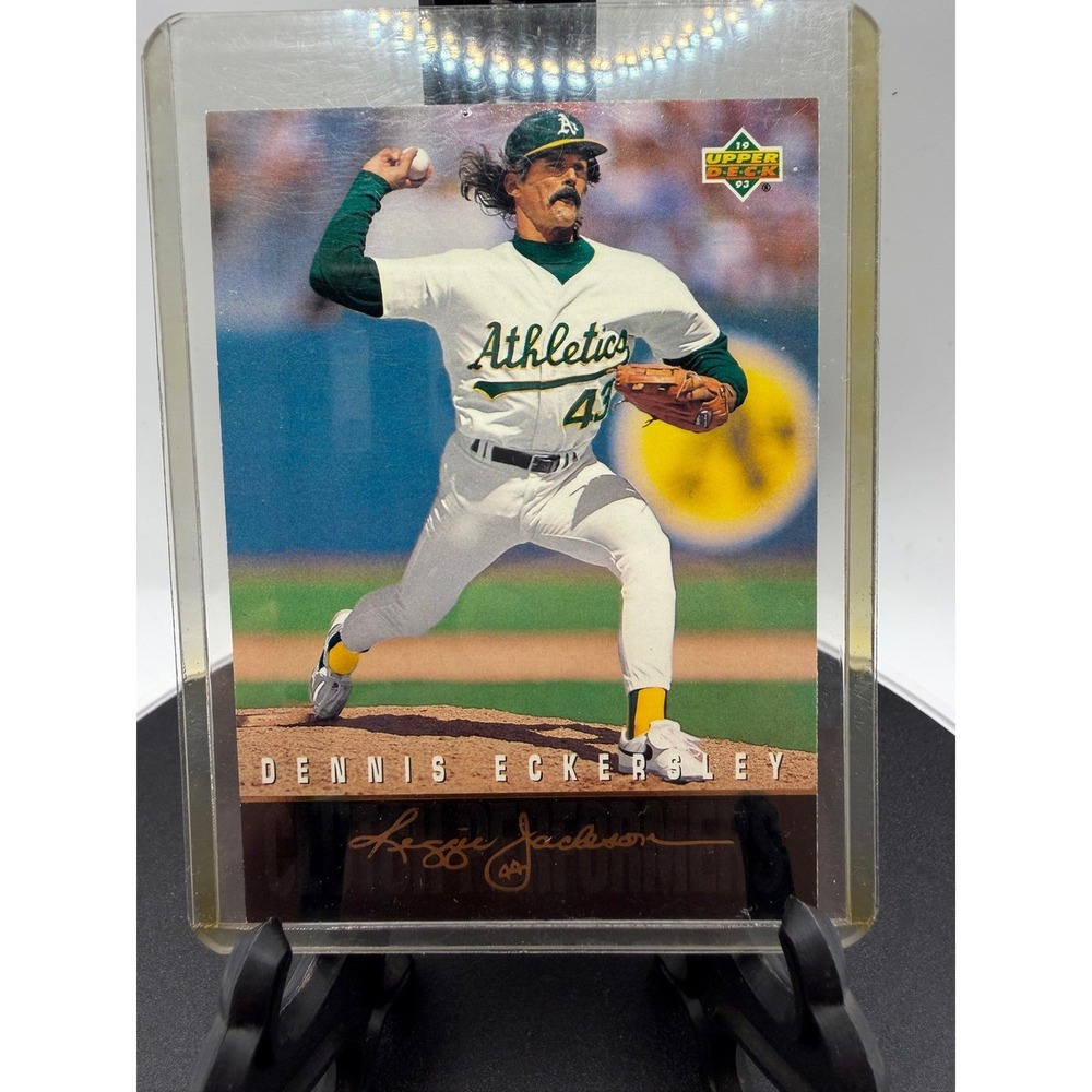 1993 Upper Deck Clutch Performers #R8 Dennis Eckersley Athletics